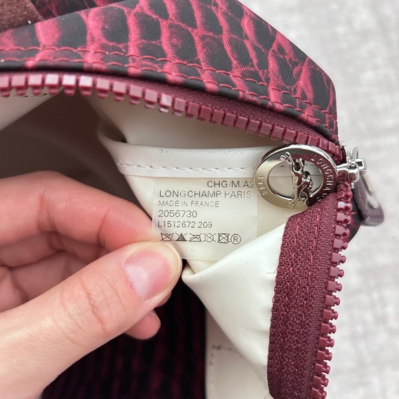 Longchamp Crocodile Printed Le Pliage Tote Bag - Picture 16 of 16